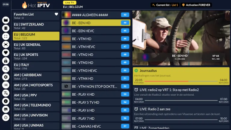 Hot IPTV på Samsung og LG Smart TV